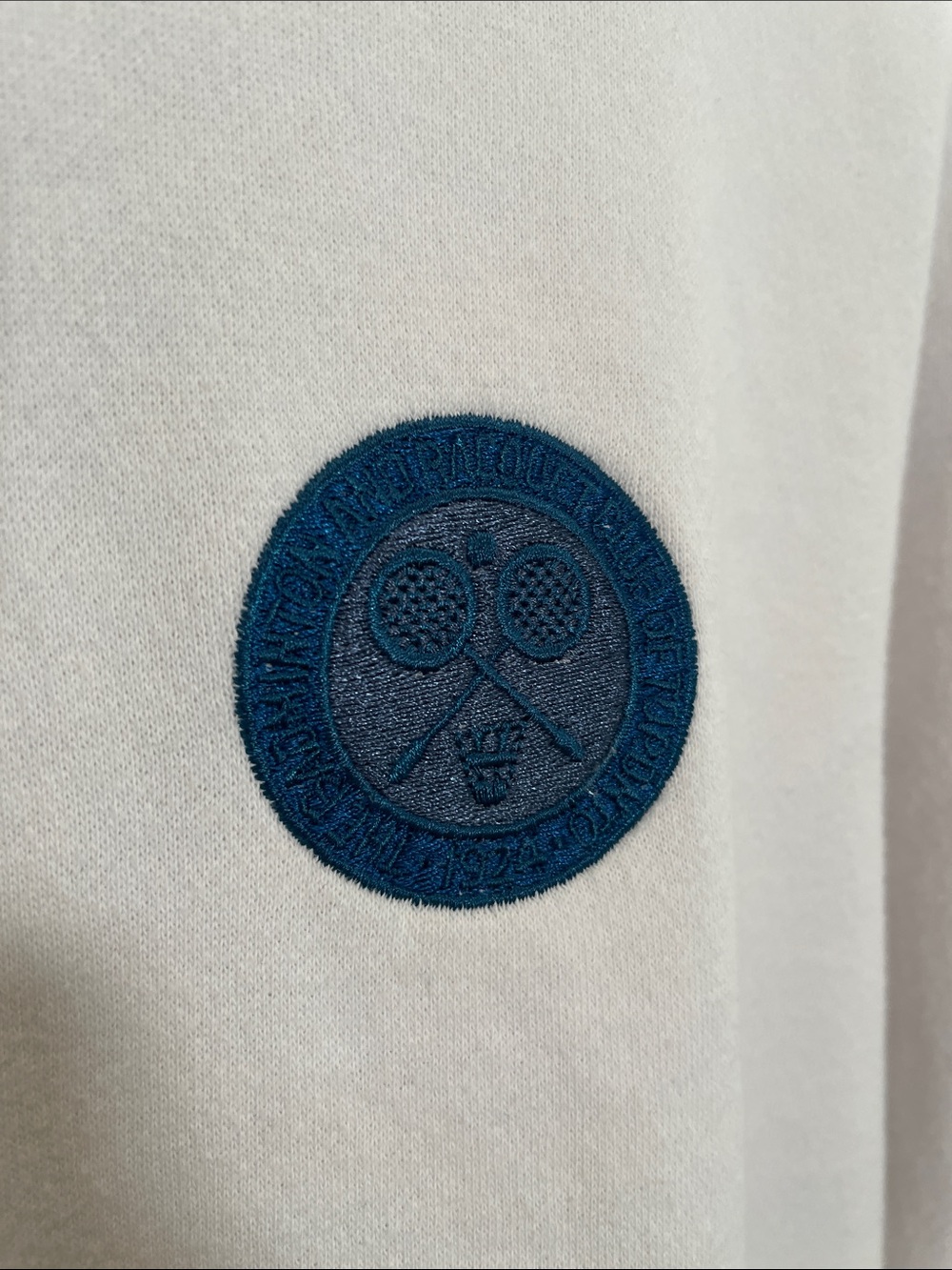 Roots Classic Tennis Prep Comfy Hoodie - White - XL - Picture 3 of 9